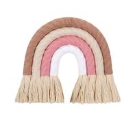 JUYAXIN Nordic Home Weaving Rainbow Tapestry Cotone Tessuto a Mano Ornamenti Colorati Adorabile Baby Shower o Fantastico Regalo di Compleanno Decorazioni per la Casa Per Il Soggiorno