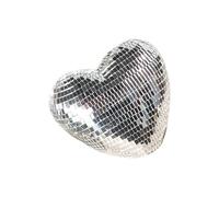 JUYAXIN San Valentino Intarsiato Vetro Forma di Cuore Discoteche Palla LED Nightlight Lampada Da Tavolo Romantici Decorazione Domestica Artigianato Regalo San Valentino Luce Regalo