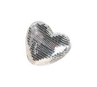 JUYAXIN San Valentino Intarsiato Vetro Forma di Cuore Discoteche Palla LED Nightlight Lampada Da Tavolo Romantici Decorazione Domestica Artigianato Regalo San Valentino Luce Regalo