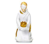 JUYAXIN Scultura in resina per presepe, statuetta di Cristo in preghiera, religione cattolica, spiritualità, cappella, decorazione per la casa, sculture, decorazione per la casa, collezione, statuetta