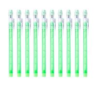 JUYAXIN Set di 10 matite impilabili, traslucide, a punta multipla, con gomme, set di mine impilabili