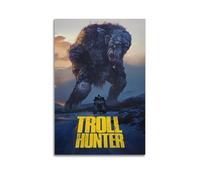 JUYERGWERKJ 2 poster del film The Troll Hunter, decorazione artistica da parete decorativa vintage su tela per soggiorno, camera da letto, 50 x 75 cm, senza cornice, stile