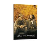 JUYERGWERKJ Good Will Hunting 1997 - Poster estetico da parete, decorazione artistica da parete, stile vintage, per soggiorno e camera da letto, 50 x 75 cm, con cornice