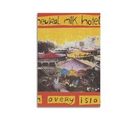 JUYERGWERKJ Neutral Milk Hote copertina di album, poster estetico decorativo da parete, poster decorativo vintage su tela per soggiorno, camera da letto, 60 x 90 cm, senza cornice