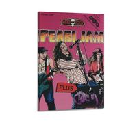 JUYERGWERKJ Pearl Jam - Poster estetico decorativo da parete, stile vintage, su tela, per soggiorno, camera da letto, 50 x 75 cm, con cornice