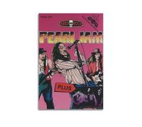 JUYERGWERKJ Pearl Jam - Poster estetico decorativo da parete, stile vintage, su tela, per soggiorno, camera da letto, 50 x 75 cm, senza cornice