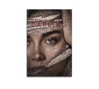 JUYERGWERKJ Poster con scritta "Don't Worry Darling", decorazione artistica da parete, stile vintage, per soggiorno, camera da letto, 30 x 45 cm, senza cornice