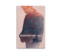 JUYERGWERKJ Poster di Manchester by The Sea, decorazione artistica da parete decorativa vintage su tela per soggiorno, camera da letto, 20 x 30 cm, senza cornice