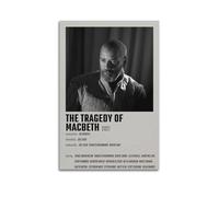 JUYERGWERKJ The Tragedy of Macbeth 2021 Poster estetico da parete decorativo vintage su tela per soggiorno e camera da letto (40 x 60 cm) senza cornice