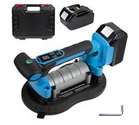JUYLTOOL Vibratore per piastrelle a batteria 2 in 1 e sollevatore a batteria da 25 cm, per batteria Makita da 18 V, con 9 livelli, potenza di aspirazione 220 kg, vibratore per piastrelle da parete 3 m
