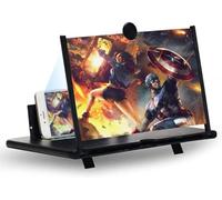 JUYUANDE Iente ingrandimento smartphone, 3D HD Lente di ingrandimento, per la visione di video di film, pieghevole ingrandimento schermo per smartphone (18 Zoll)