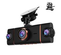 JUZELY Dash Cam Auto per Chevrolet Orlando 2001-2018 2019-2026, Telecamera 360 Gradi a 4 Canali con Visione Notturna, App Control, Scheda 32GB