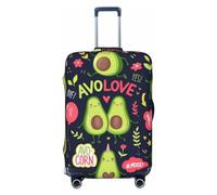 JUZGTSIT Avocado Keep Calm Avocado Doing Sport, piccola copertura elastica per valigie, Avocado Amore, S, Classico