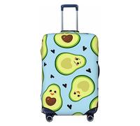 JUZGTSIT Avocado Keep Calm Avocado Doing Sport, piccola copertura elastica per valigie, Avocado e Cuori, S, Classico