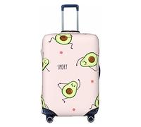 JUZGTSIT Avocado Keep Calm Avocado Doing Sport, piccola copertura elastica per valigie, Avocado Fare Sport Yoga, L, Classico