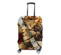 JUZGTSIT Bellissimo tagliere da formaggi per portare avanti per custodia approvata TSA adatta a 45-81 cm, stile elastico per valigie, Stile:, XL, Classico