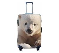 JUZGTSIT Cute Polar Bear Baby per TSA approvato, adatto per 45-81 cm, nero, XL copertura elastica per valigie, Nero , S, Classico