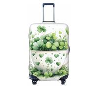 JUZGTSIT Graziosa copertura elastica per bagagli con fragole e margherite, adatta per bagagli da 45,7 a 81,7 cm, Una Coppa di Trifoglio, XL, Classico