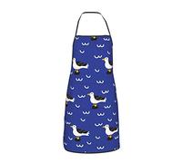 JUZGTSIT Grembiule unisex colorato cosmo UFO alieno astronavi nero teen grembiule per chef, casa, cucina, pittura, giardinaggio, barbecue, 9 (UK), Taglia unica