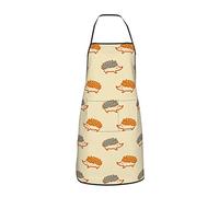 JUZGTSIT Grembiule unisex colorato cosmo UFO alieno astronavi nero teen grembiule per chef, casa, cucina, pittura, giardinaggio, barbecue, 4, Taglia unica