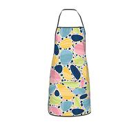 JUZGTSIT Grembiule unisex con formule matematiche e scienze, lavagna nera, per chef, casa, cucina, pittura, giardinaggio, barbecue, 3, Taglia unica