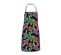 JUZGTSIT Grembiule unisex con formule matematiche e scienze, lavagna nera, per chef, casa, cucina, pittura, giardinaggio, barbecue, 1, Taglia unica