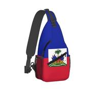 JUZGTSIT Haiti - Zaino unisex a tracolla, borsa a tracolla per uomo e donna