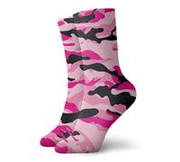 JUZGTSIT I Love My Lab - Calzini morbidi per corsa, escursionismo, lavoro, traspiranti, casual, per uomo e donna, Camo Camouflage Nero, Taglia unica