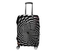 JUZGTSIT Visual Illusion for Carry On per TSA Approved Sleeve Fits 18-32 Inch Style, M Elastic Luggage Cover Protector, Stile:, S, Classico