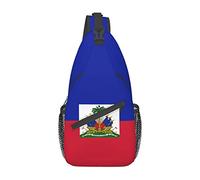JUZGTSIT Zaino unisex Haiti Flag-x001, borsa a tracolla, borsa a tracolla, borsa a tracolla per uomo e donna