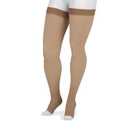 Juzo 4411 AGSBSH14 i Basic 4411 AG Thigh Highs with silicone Border 20 - 30 mmHg - size- i Short & # 44; style- Open toe