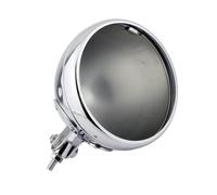 JVA2HP Faro Lavoro Supporto per copertura alloggiamento faro | Supporto per copertura alloggiamento faro LED cromato per moto da 7 "per Softail per Heritage per Fat Boy