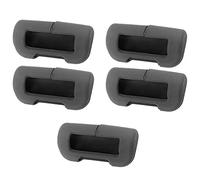 Jvareaty per Modello 3/Y Fibbia Cintura di Sicurezza Copertura di Protezione Silicone Evitamento Collisione Nero Cintura di Sicurezza Clip Protector 5 Pezzi