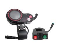Jvareaty QS-S4 48V-60V Thumb Throttle LCD Display Meter + Interruttore Button per Zero 8 9 10 8X 10X Scooter Elettrico