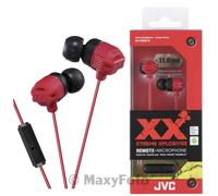 JVC AURICOLARE STEREO XTREME XPLOSIVES BASS MICROFONO HA-FR02-R ROSSO 790184A