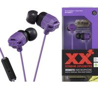 JVC AURICOLARE STEREO XTREME XPLOSIVES BASS MICROFONO HA-FR02-R VIOLA