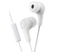 GUMY PLUS: Cuffie intrauricolari con microfono e telecomando - compatibili con IOS e Android, magnete in neodimio da 11 mm - Bianco