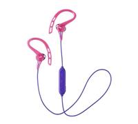 JVC Auricolari in ear sport Bluetooth con clip e gancio mobile (Pivot Motion), a prova di sudore (IPX2), autonomia 4 ore, Rosa