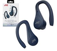 JVC Auricolari sportivi True Wireless, leggeri e compatti, batteria a lunga durata (fino a 30 ore), suono con driver magnetico al neodimio, resistenza all'acqua (IPX5) - HAEC25TA (blu)