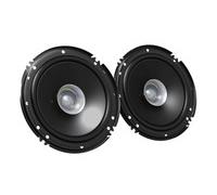 JVC CS-J610X Altoparlanti Auto Dual Cone Speakers 16,5 cm, 300 Watt di Potenza di Picco/ 30 Watt RMS, Pressione Sonora: 92dB/W.m, Woofer Magnete in ferrite (woofer), Surround Ibrido, Nero