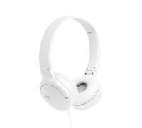 JVC HA-S33UC-W - Cuffie on-ear USB-C pieghevoli con padiglioni morbidi, slide switch, telecomando 3 tasti, chiamate nitide e cavo anti-groviglio; ideali per lavoro - Bianco