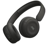 JVC Cuffie wireless HA-S59W-B con batteria da 50 ore, cuscinetti auricolari morbidi, design pieghevole, Bluetooth 5.3, Multipoint, App -EQ e microfono, Nero opaco