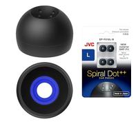 JVC EP-FX10 - Set di 4 auricolari a spirale, dimensioni da piccola a grande, adatti a molti modelli JVC (grandi)
