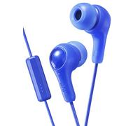 JVC GUMY - Auricolari in-ear con auricolari Stay Fit e MIC. Cavo cablato da 1 m colorato con jack per cuffie. Auricolari piccoli, medi e grandi inclusi GUMY HAFX7MA