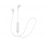 JVC Gumy Plus - Auricolari in-ear wireless Bluetooth con Bass Boost, comodi auricolari e microfono integrato e telecomando per la gestione delle chiamate, bianco