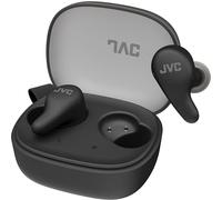 JVC HA-A23T-B - Auricolari True Wireless Gumy Premium con Cancellazione del Rumore, Bluetooth 5.4, Modalità Suono Ambientale, 26 ore di autonomia e Custodia di Ricarica Traslucida, USB-C, Nero