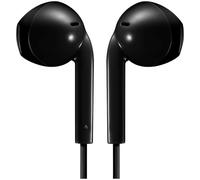 JVC HA-F17M-W-U Cuffie auricolari In-ear, a prova di sudore (IPX2), Microfono e telecomando a un pulsante integrati, cavo di 1m colorato con spinotto sottile, Nero
