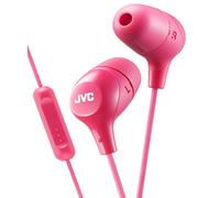 JVC HA-FX38M-P-E, Auricolari In-Ear con telecomando e microfono, Rosa