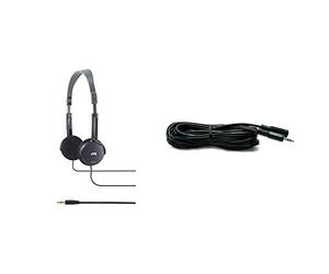 JVC HA-L50B Mini/leggere & Metronic 470052 Prolunga Audio Stereo Jack, Nero