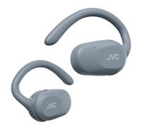 JVC HA-NP40T-A, cuffie Nearphones True Wireless Open-Ear con ganci per l'orecchio Pivot Motion, magnete al neodimio da 16 mm, Bluetooth 5.4, 26 ore di riproduzione - Blu